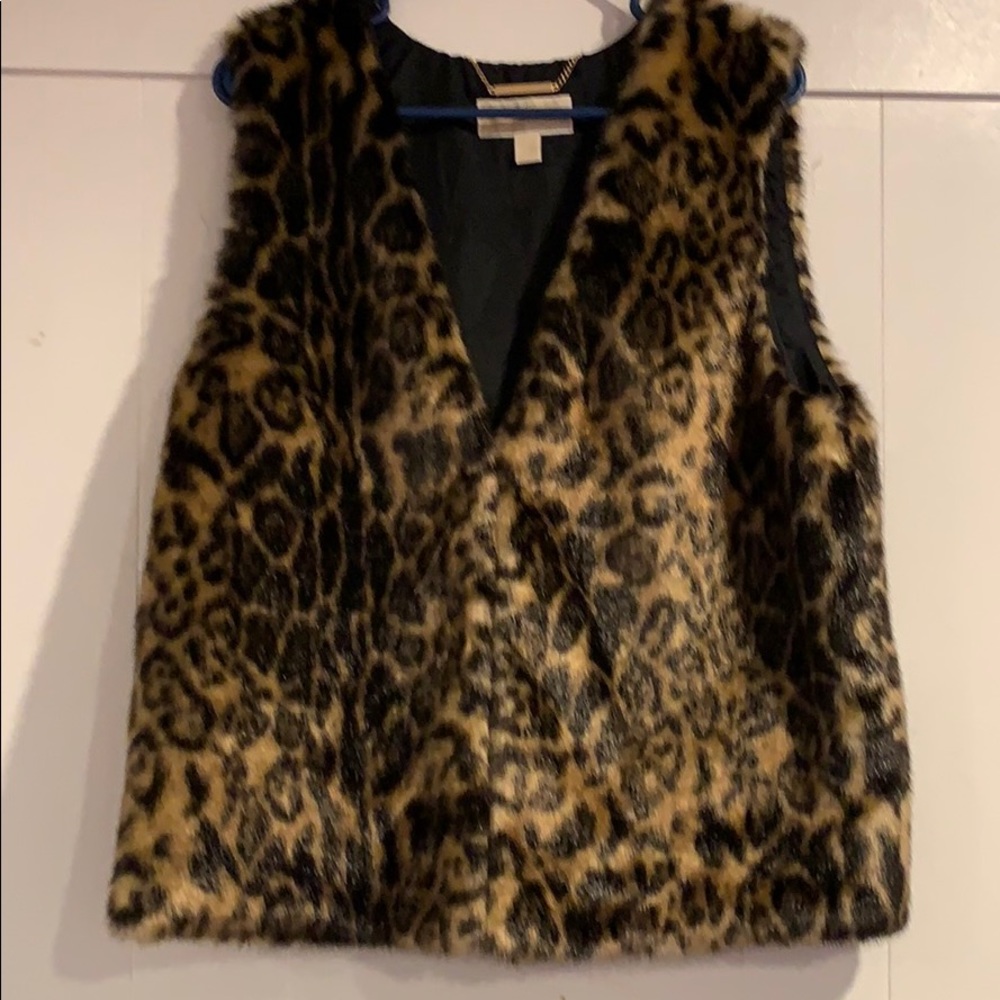 Michael Kors leopard vest.  Never worn.